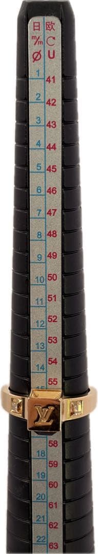 ルイヴィトン M65098 バーグ ギャンブル ゴールド リング L 約16号