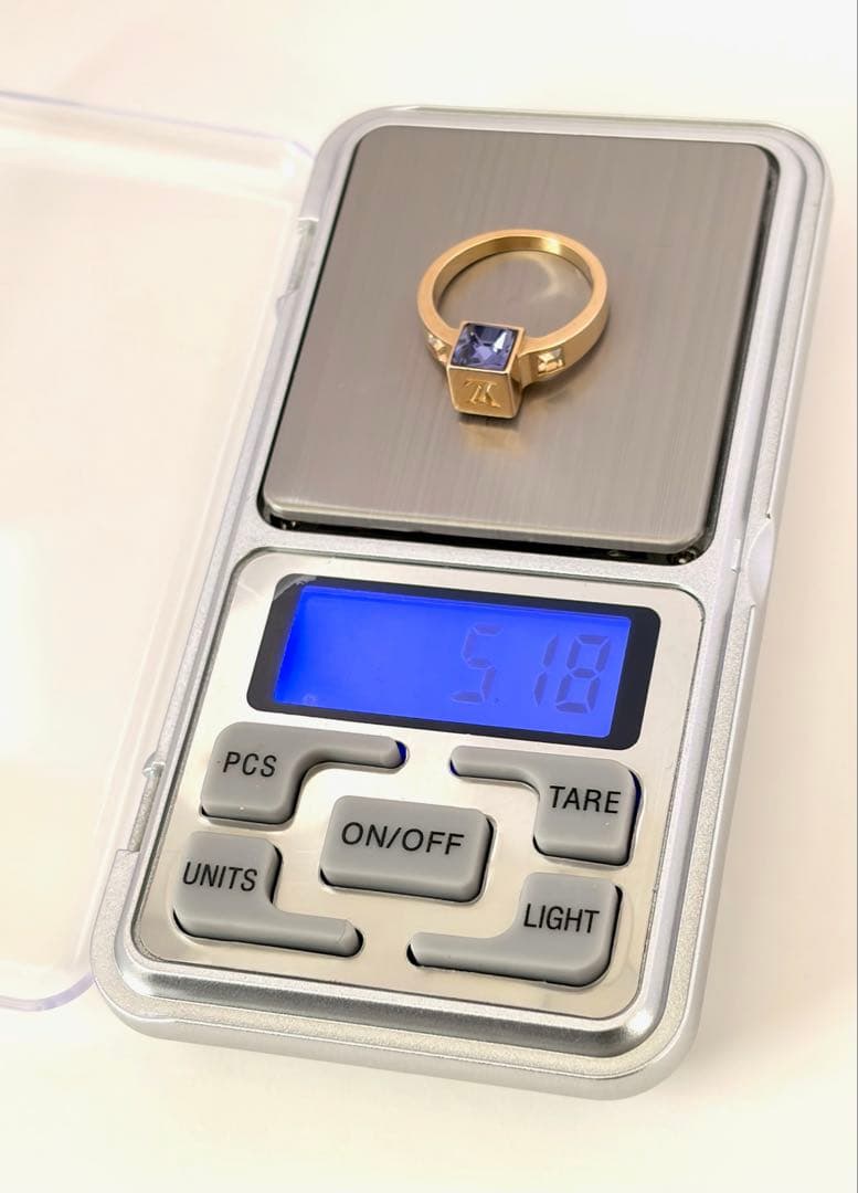 ルイヴィトン M65098 バーグ ギャンブル ゴールド リング L 約16号