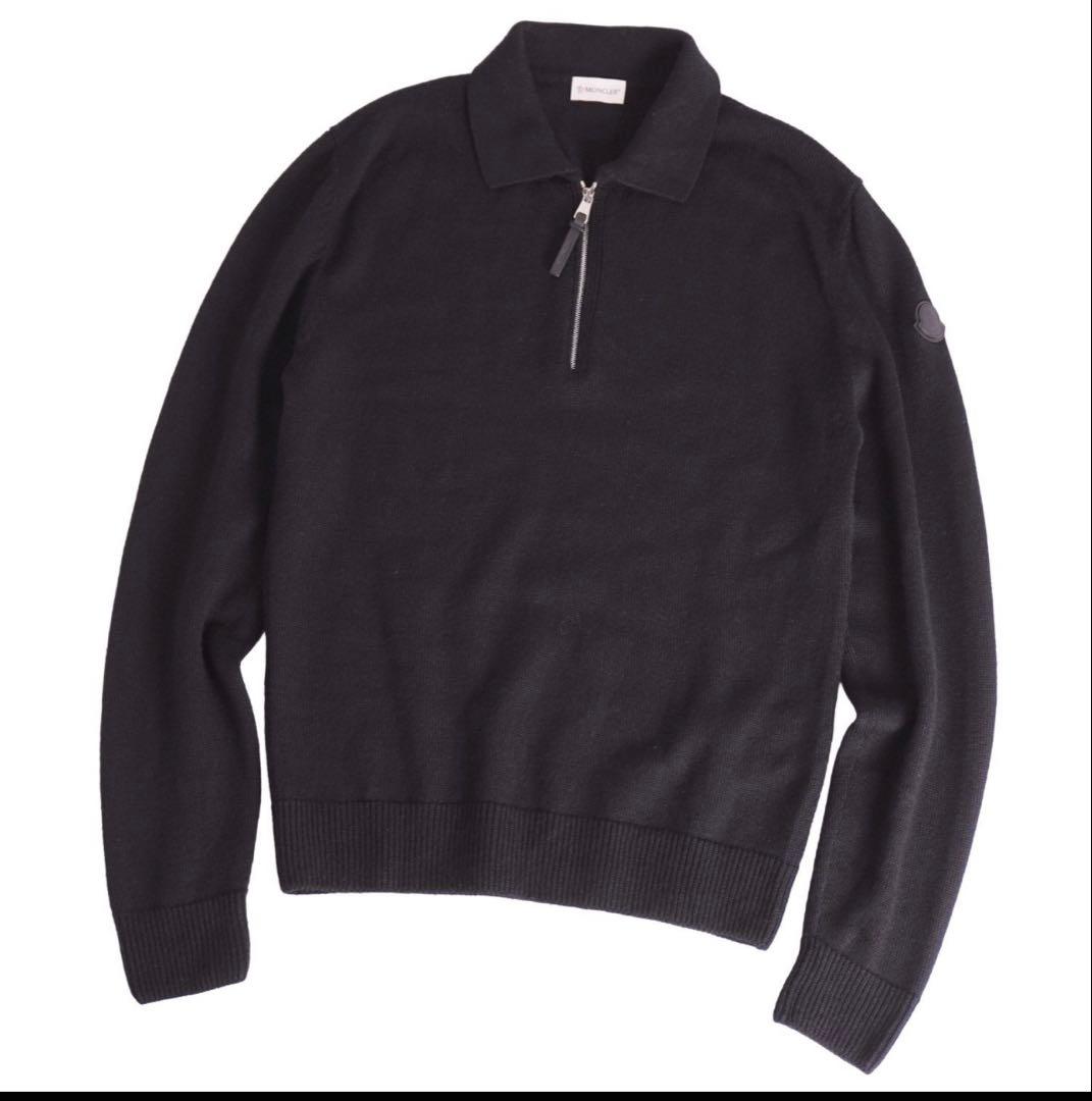 モンクレール　ハーフジップニット