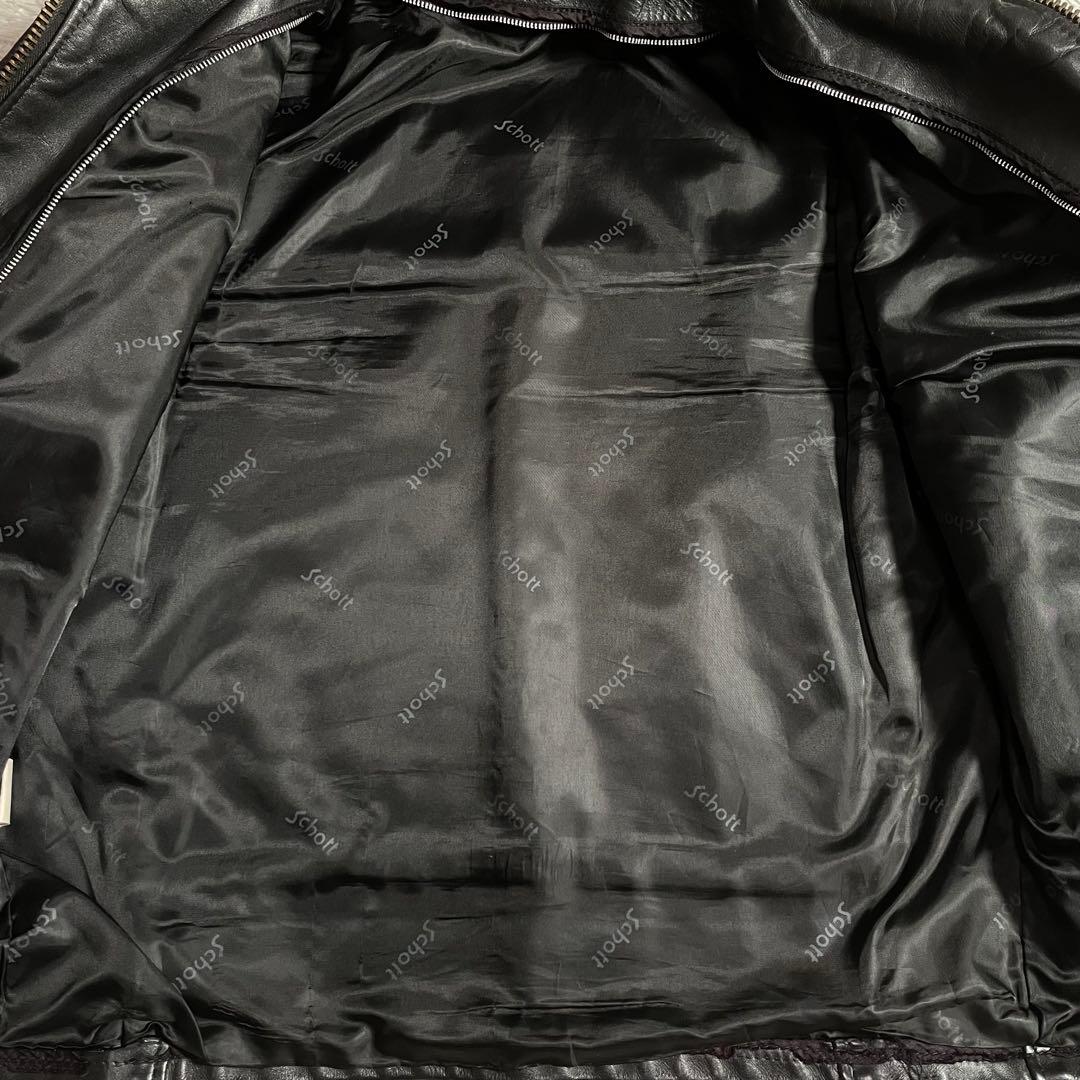 ショット レザージャケット ライダースジャケット ライナー付き AT101