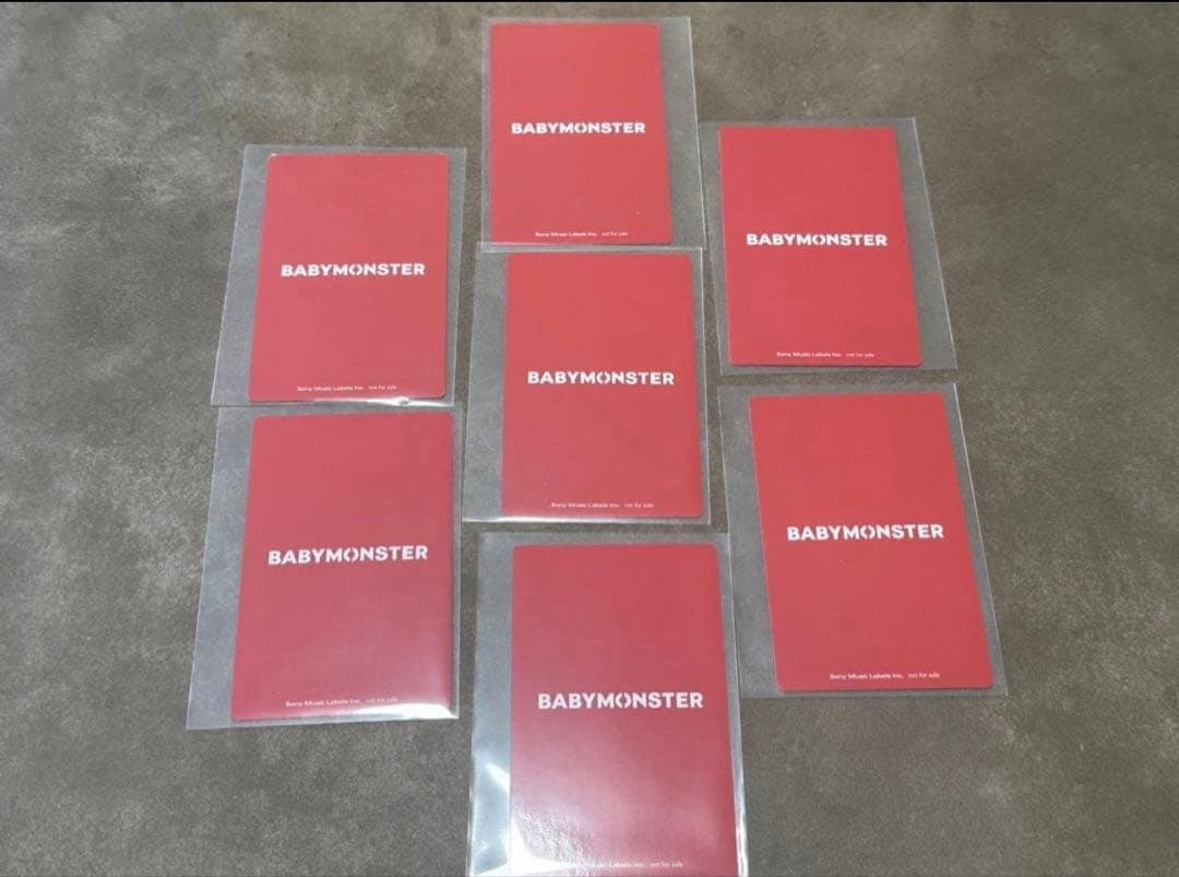 BABYMONSTER 会場限定 CD 購入特典トレカA 7種コンプリート