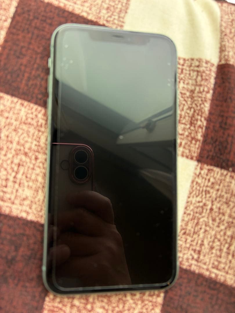 iPhone 11 128GB グリーン 本体、ケーブル、ケース、画面保護ガラス