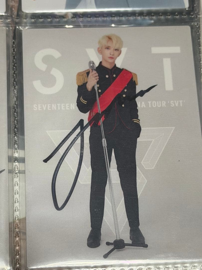 SEVENTEEN ジョシュア　直筆サイン　トレカ