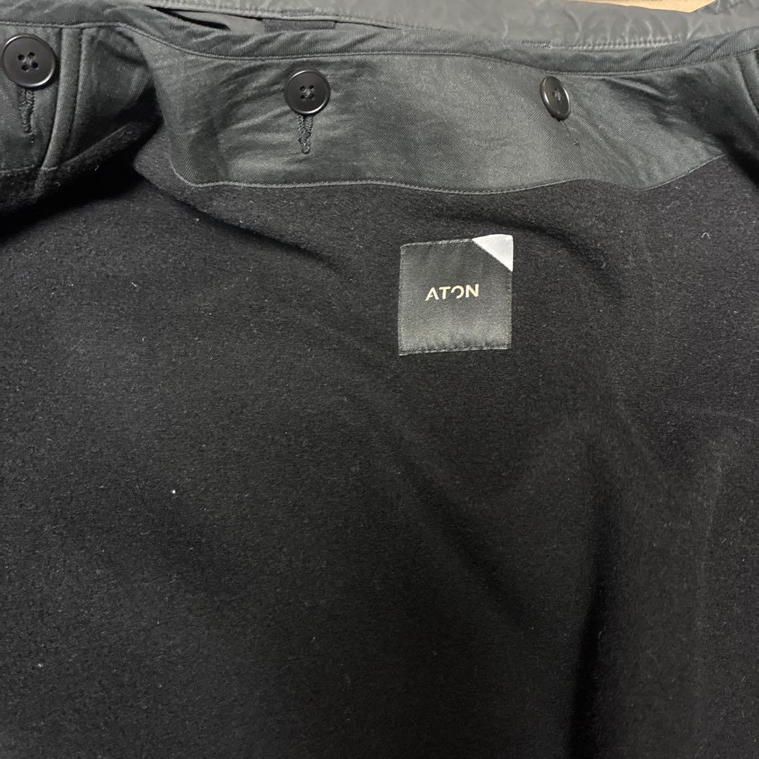 Y*o様 21AW ATON ショートモッズコート チャコールグレー サイズ2