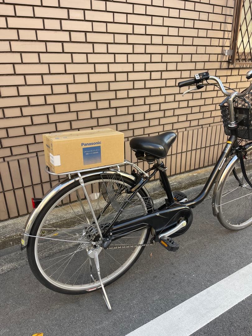 新品バッテリー8.9ahパナソニック電動アシスト自転車26インチ
