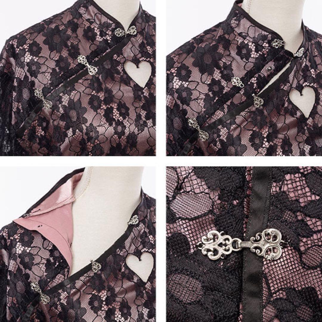 夢展望 DearMyLove 胸元ハートチャイナレースセットアップセパレート浴衣