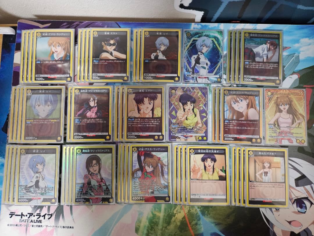 エヴァヒロイン　パラレル有　デッキ　パーツ　ユニオンアリーナ