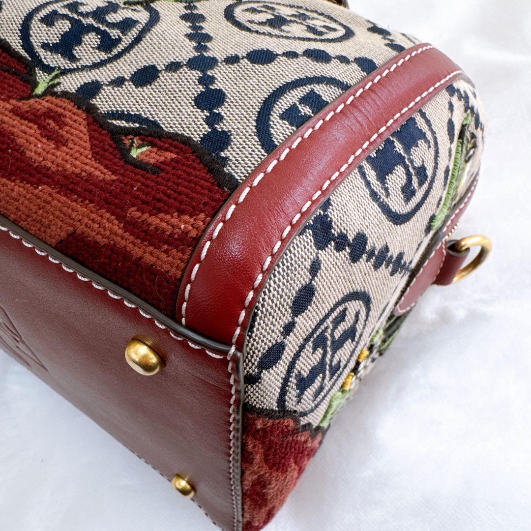 ✨超希少 美品✨ トリーバーチ Tモノグラム ボストン ジャガード 2way