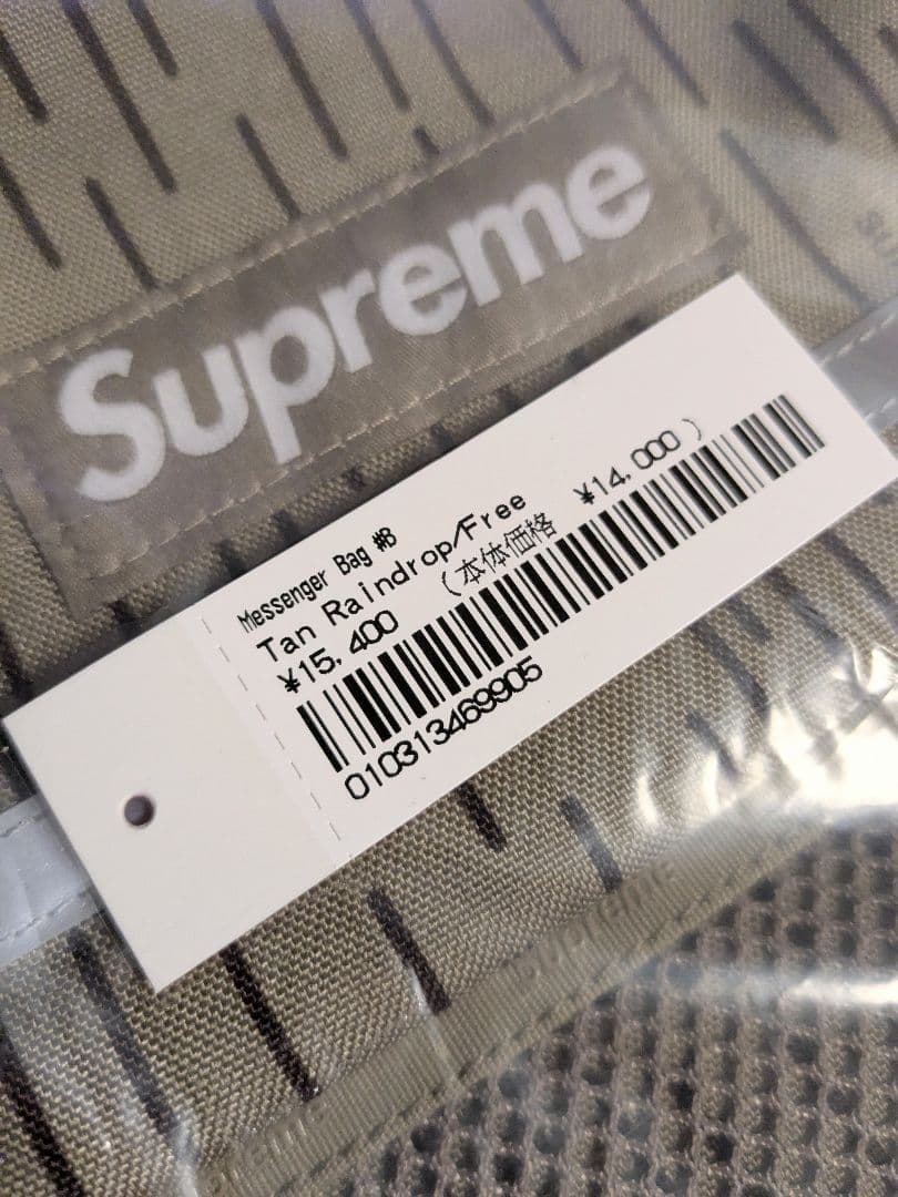 新品未開封 24FW Supreme Messenger Bag Tan