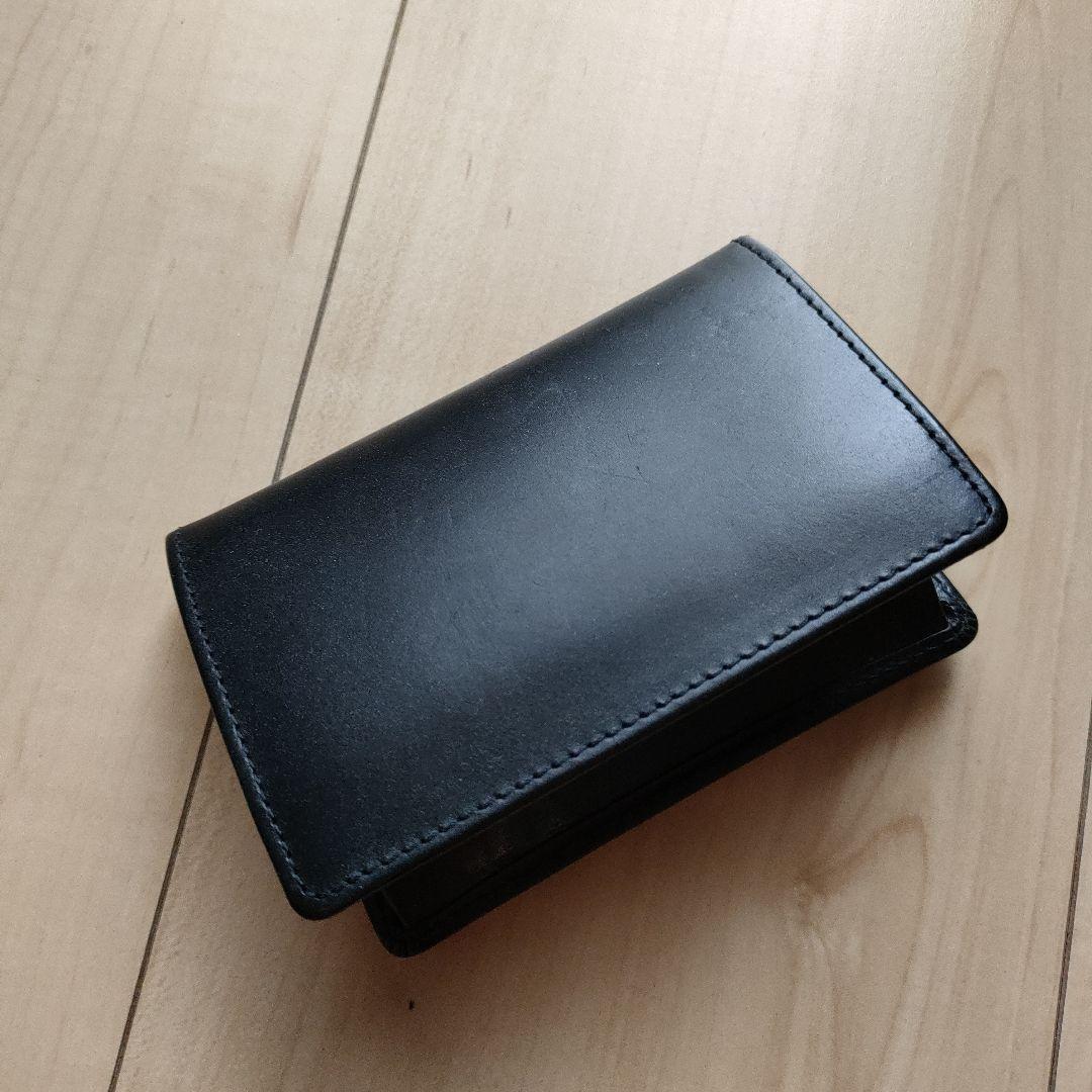 ホワイトハウスコックス　名刺入れ 黒