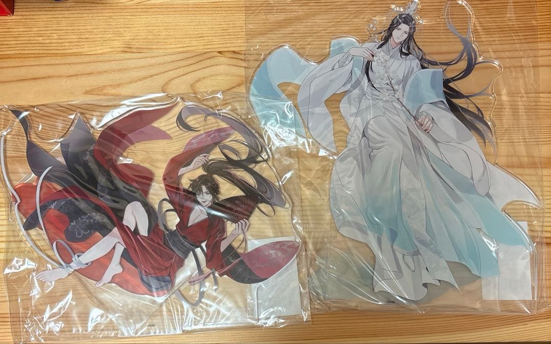 魔道祖師 特大アクリルフィギュア　飛花甘露ver 魏無羨　藍忘機