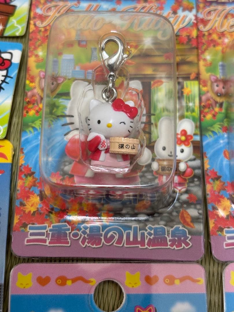 ご当地限定 ハローキティ シャープペン　ストラップ 7種12個セット　愛知　三重