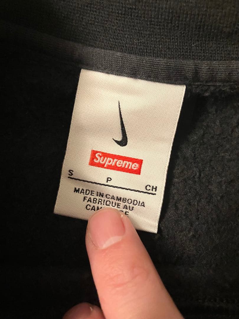 トップス supreme NIKE arc crewneck S