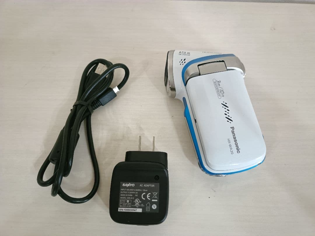 【美品♪】Panasonic 防水ハイビジョンビデオカメラ HX-WA20