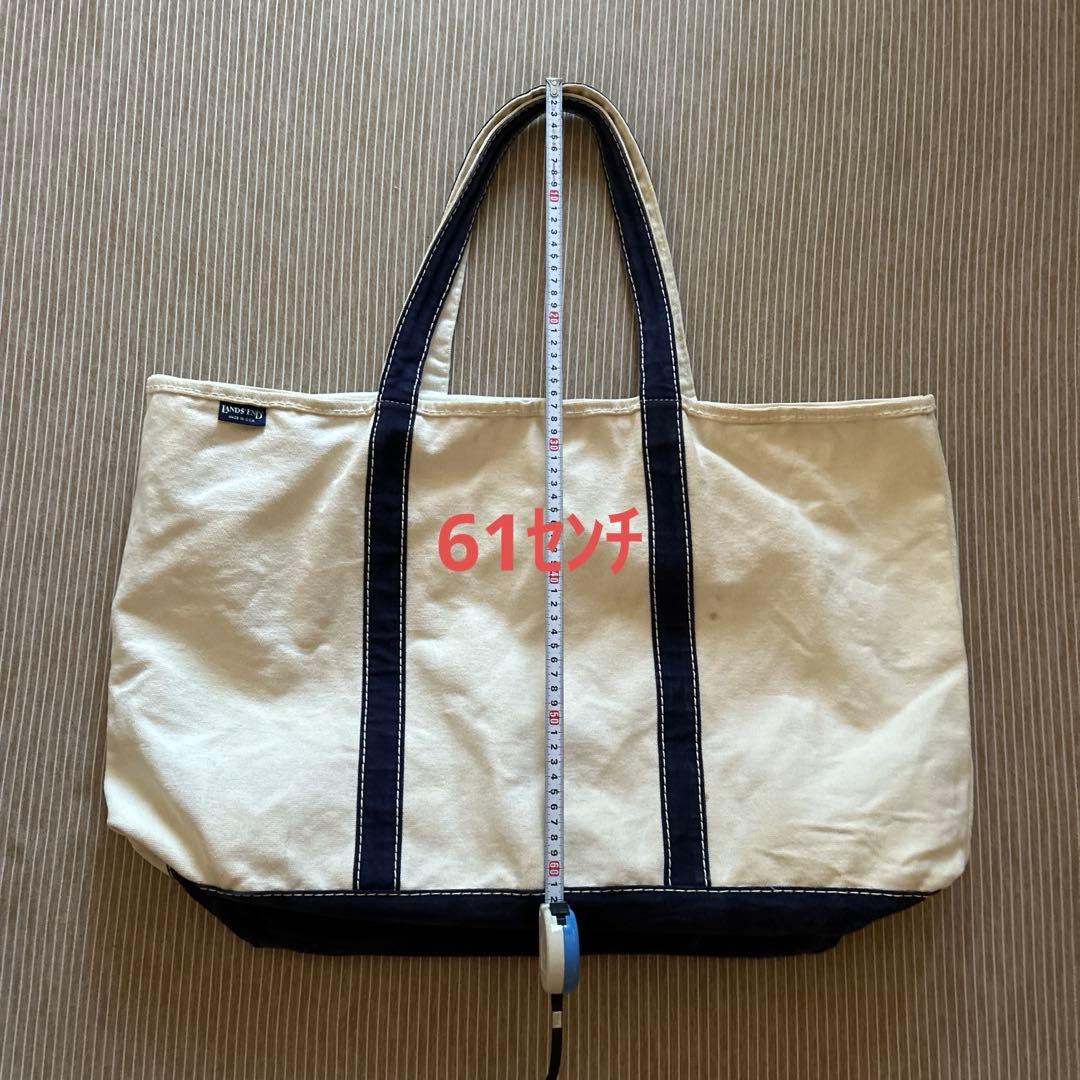 LANDS' END ビッグトートバッグ USA製