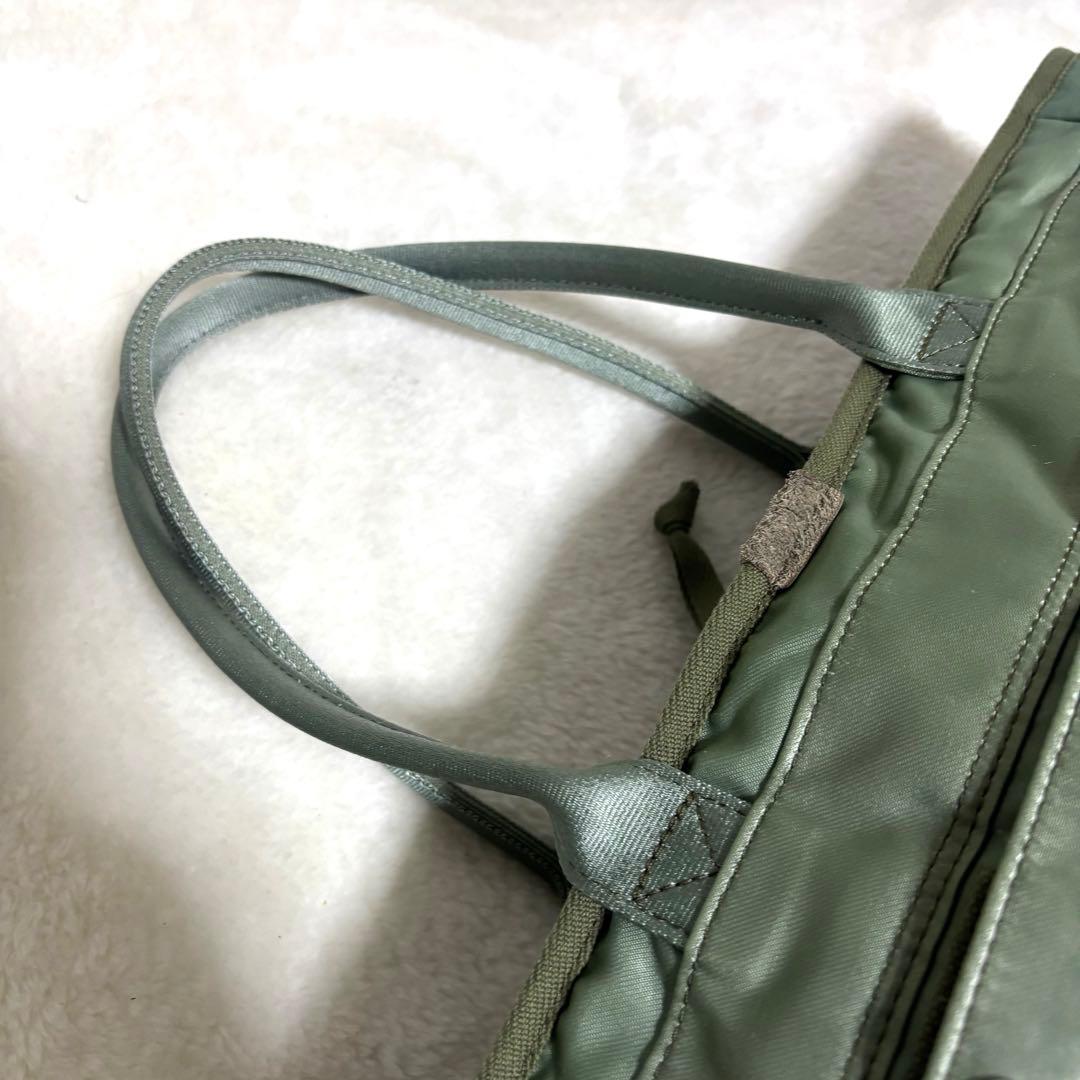 PORTER FADE ポーター 大容量収納 セージグリーン スエード