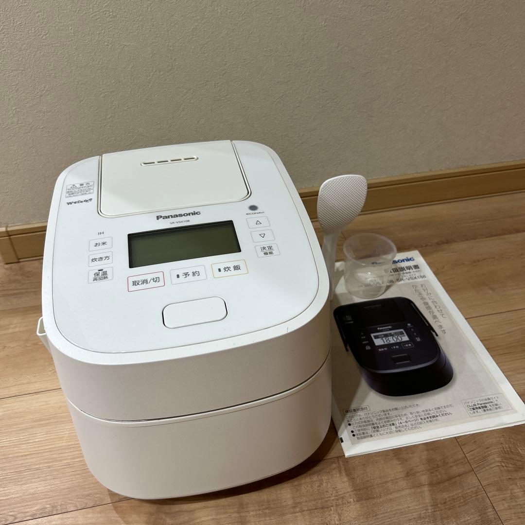 Panasonic炊飯器　SR-VSX108 ホワイト