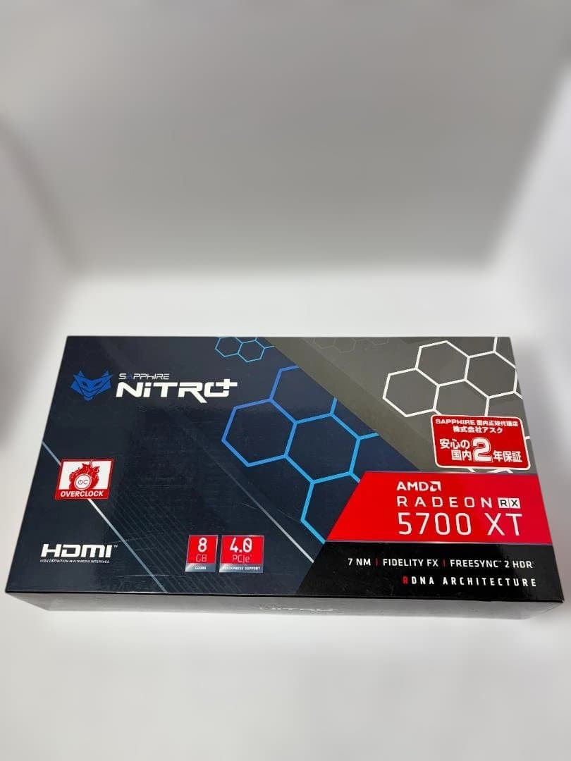 SAPPHIRE NITRO+ RX5700XT 8GB 返品対応