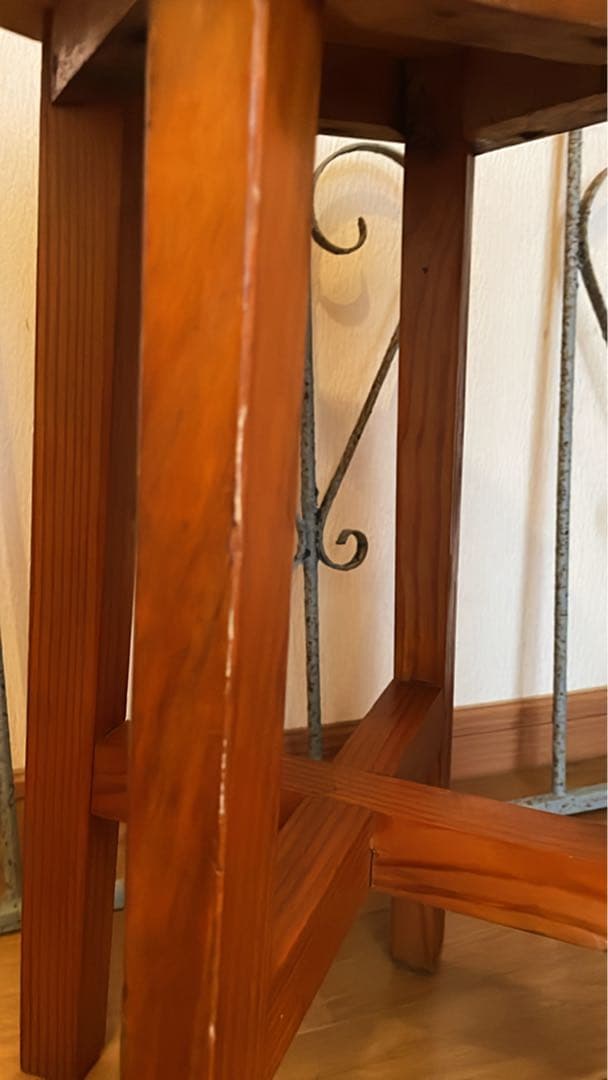 昭和 レトロ ヴィンテージ アンティーク スツール 丸椅子　古道具　蚤の市