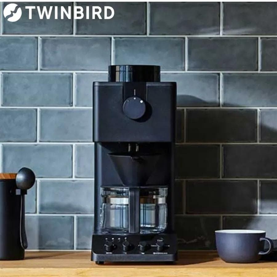 【新品未開封】ツインバード全自動コーヒーメーカー3カップ ブラックCM-D457