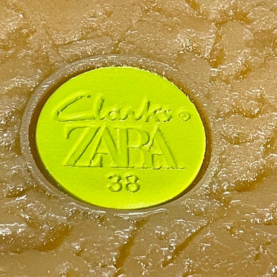 極美品　クラークス　Clarks × ザラ　ZARA　ワラビーブーツ　厚底