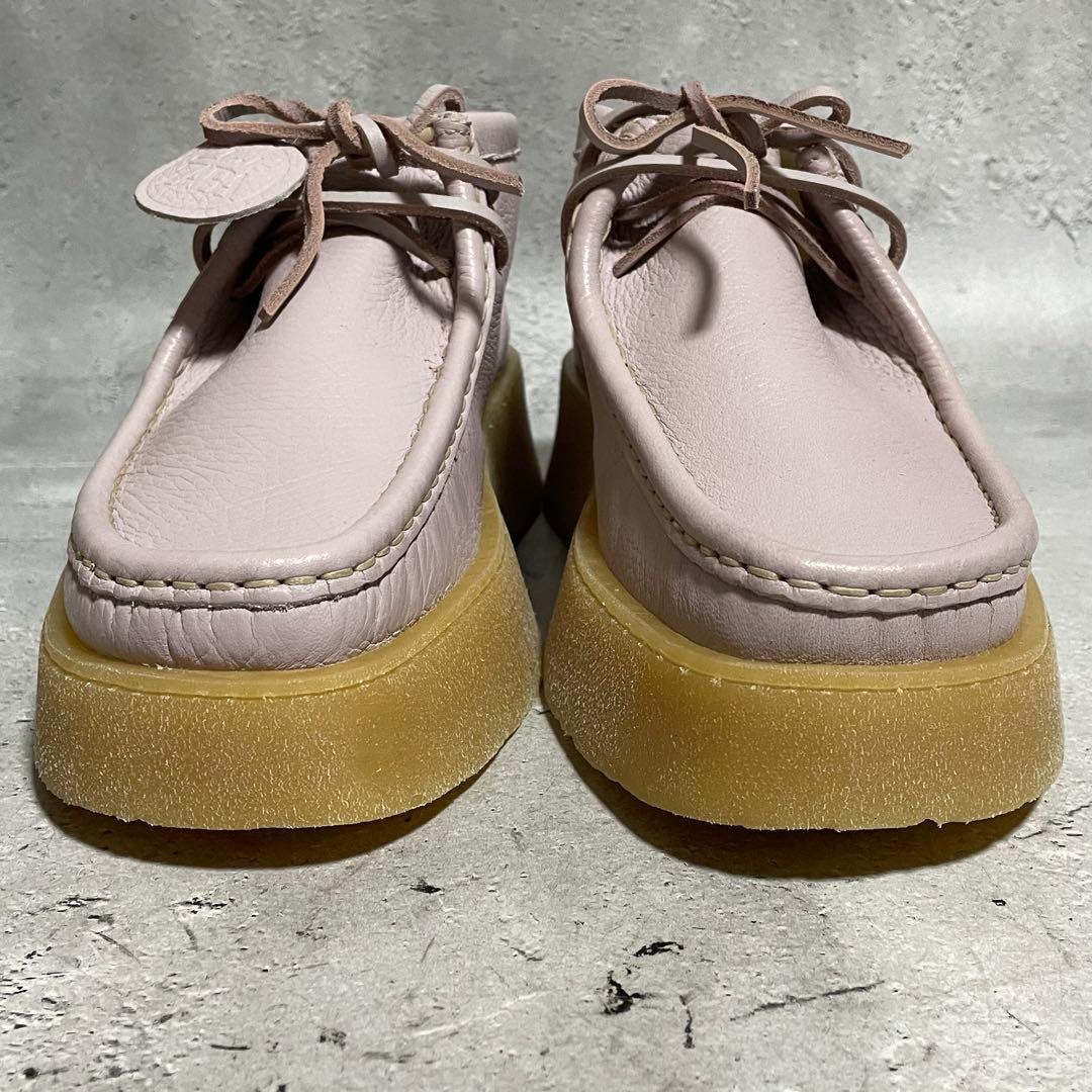 極美品　クラークス　Clarks × ザラ　ZARA　ワラビーブーツ　厚底