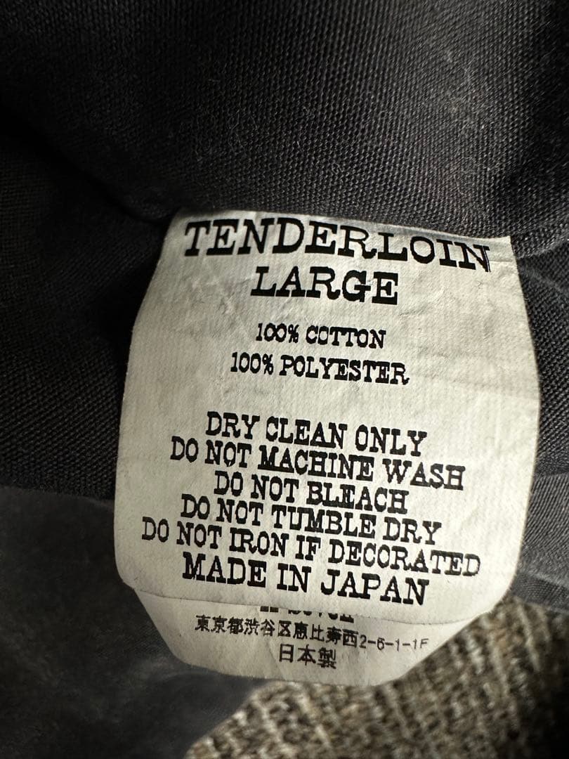 TENDERLOIN テンダーロイン　ATX ACID コーチジャケット　黒L