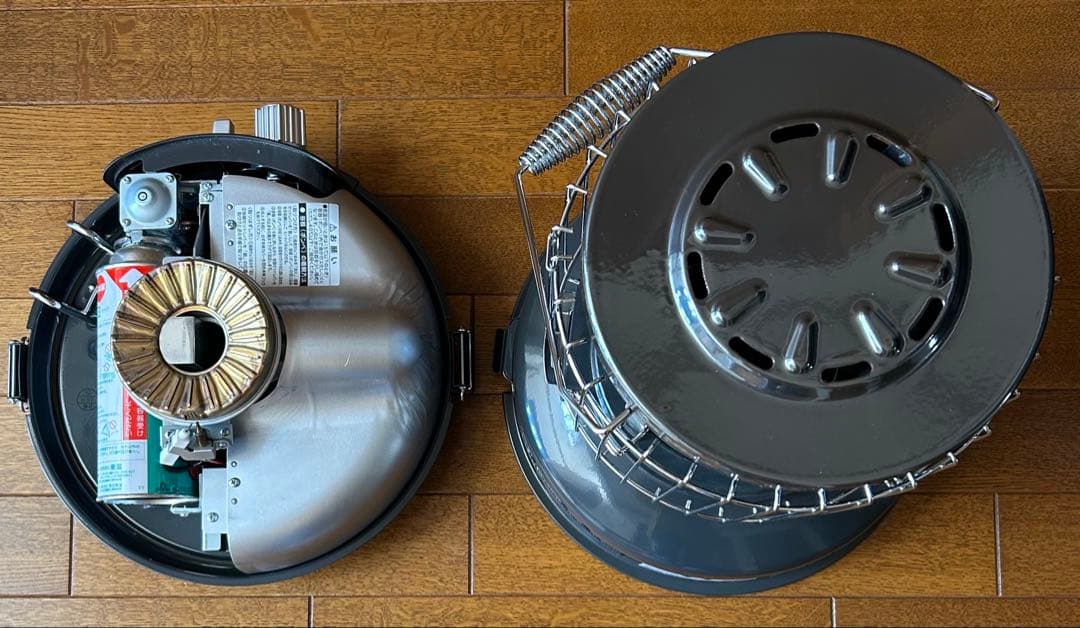 SENGOKU ALADDIN ストーブ グロスグレー 安全ガード付き