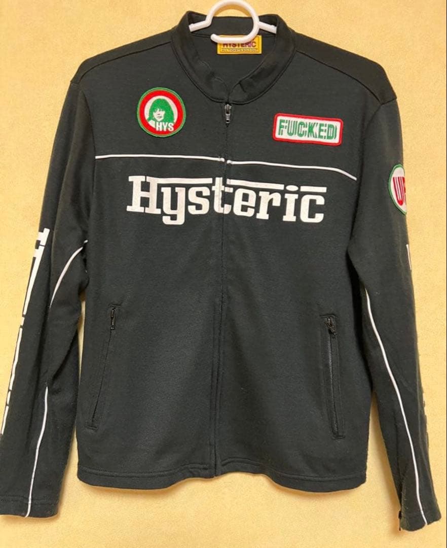HYSTERIC GLAMOUR レーシングジャケット　ブラック