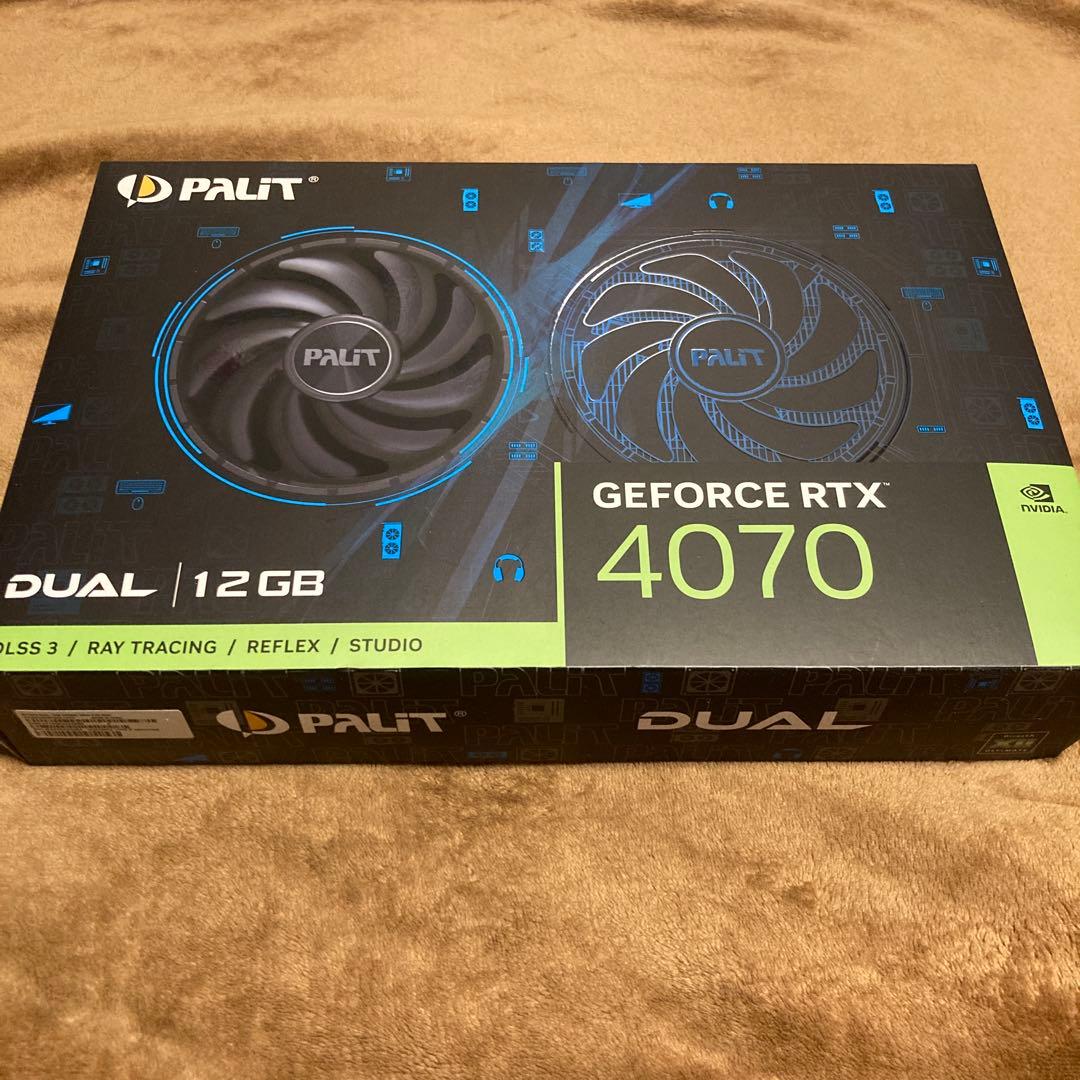 グラフィックボード・グラボ・ビデオカード Palit RTX4070 DUAL 12GB