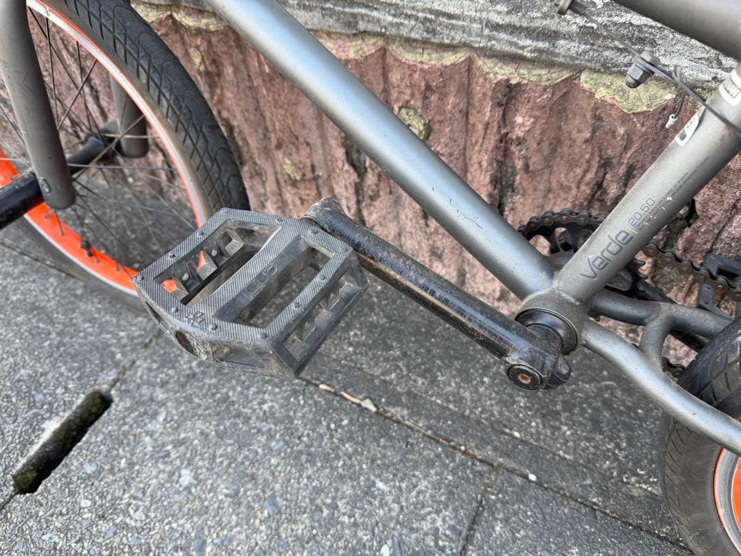 値下げ! ORANGE BMX 自転車 トリック ペグ付き