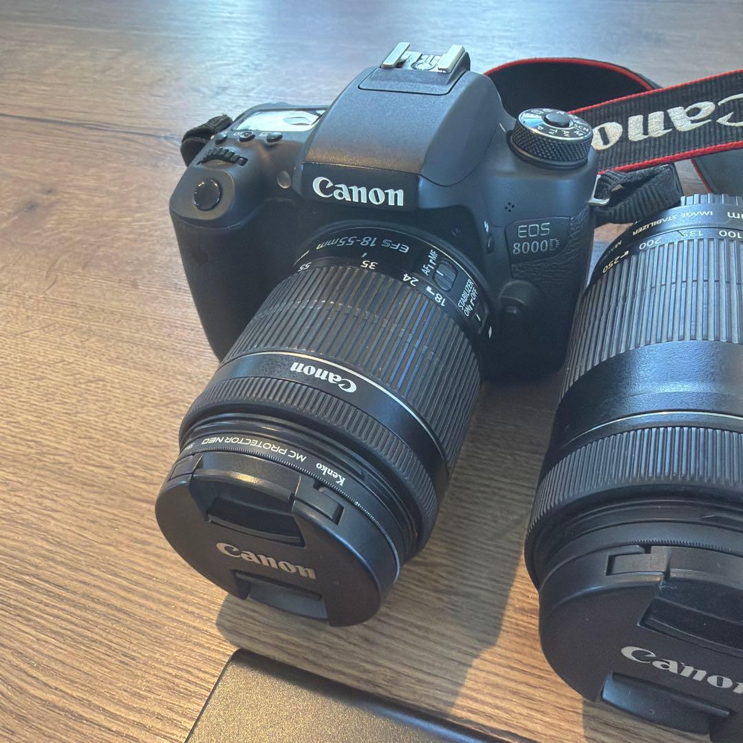 【お値下げ】Canon EOS 8000D 本体レンズ3本セット