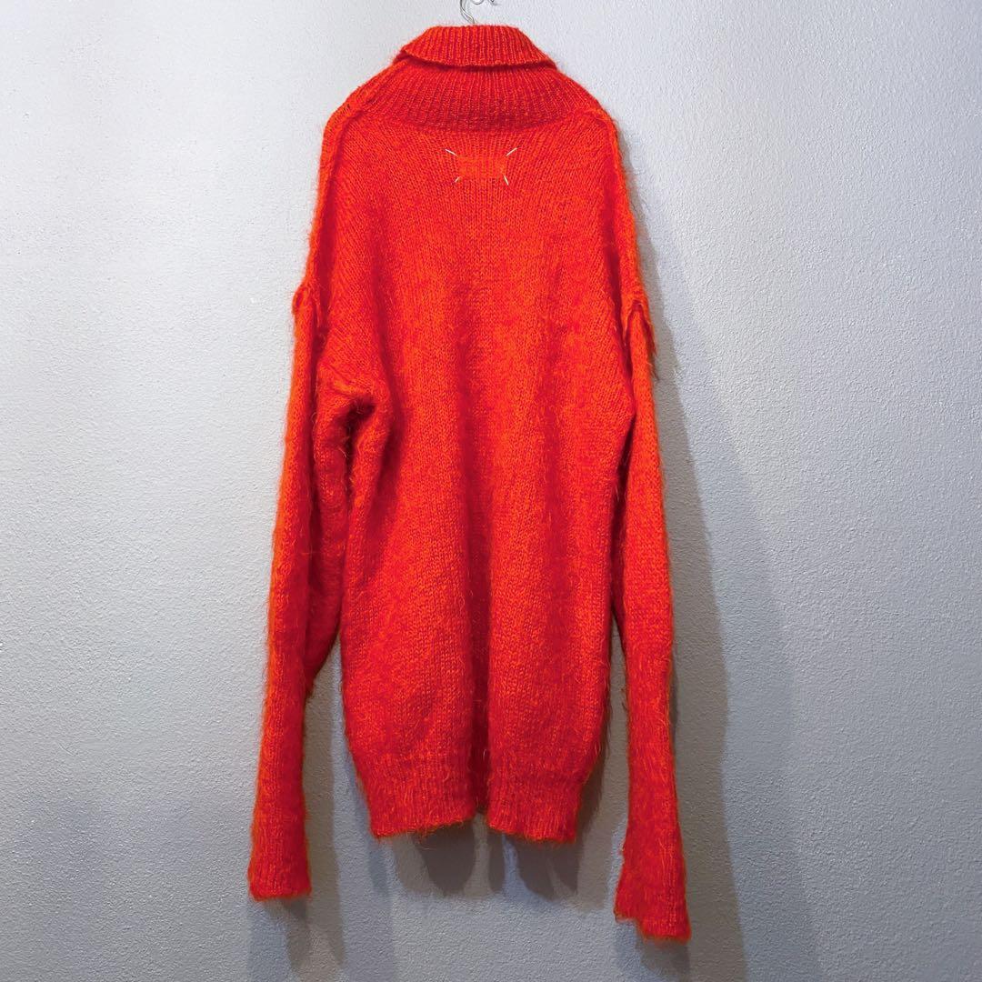 マルジェラ オーバーサイズモヘヤニット 赤 Sサイズ