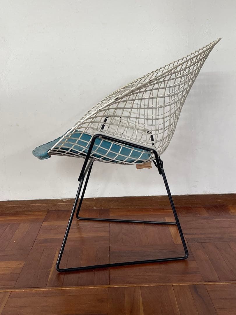 Knoll ヴィンテージ ハリーベルトイア ダイヤモンド チェア シートパット付