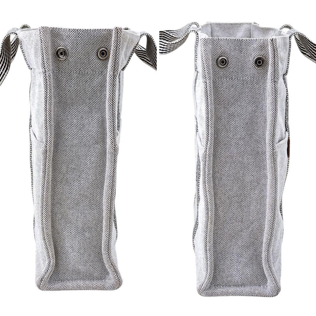 美品/エルメス/ニューフールトゥMM /トートバッグ/A4サイズ/エールライン/