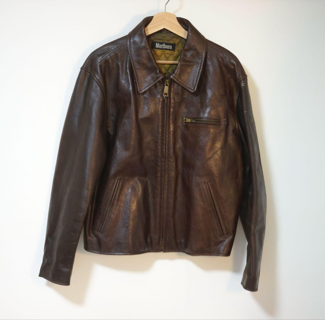 Marlboro leather mini jacket マールボロ
