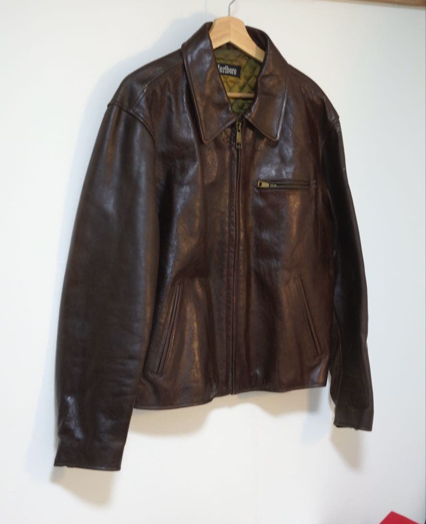 Marlboro leather mini jacket マールボロ