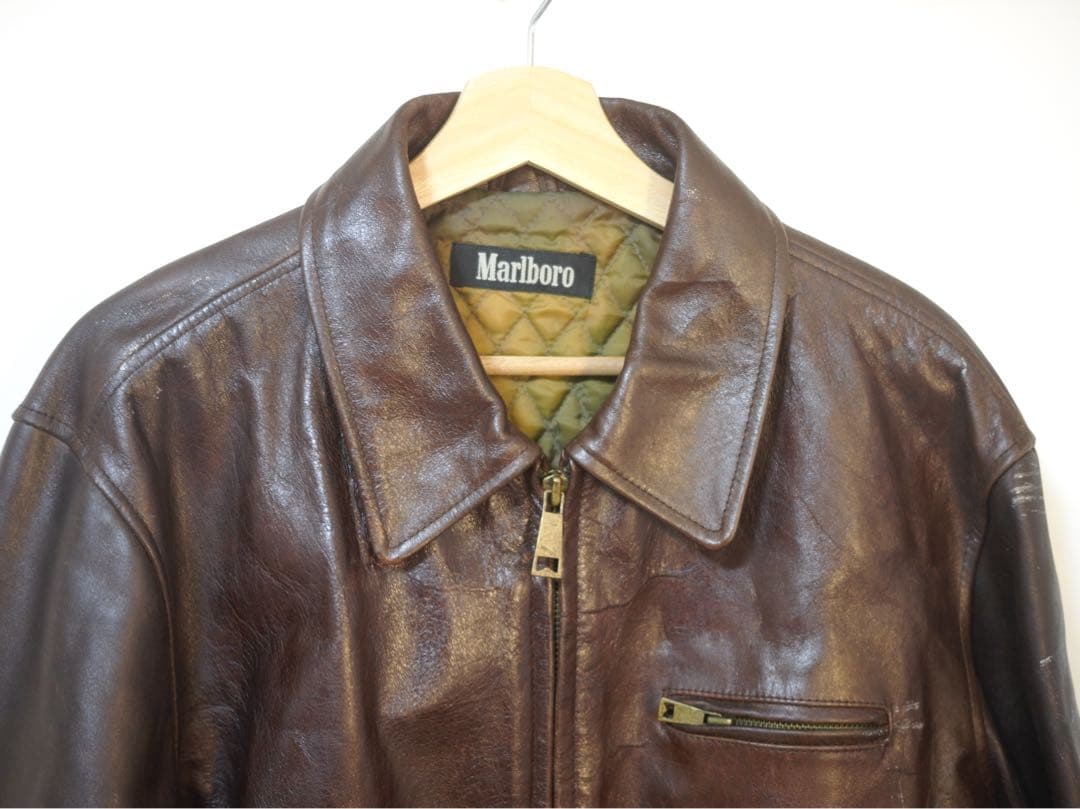 Marlboro leather mini jacket マールボロ