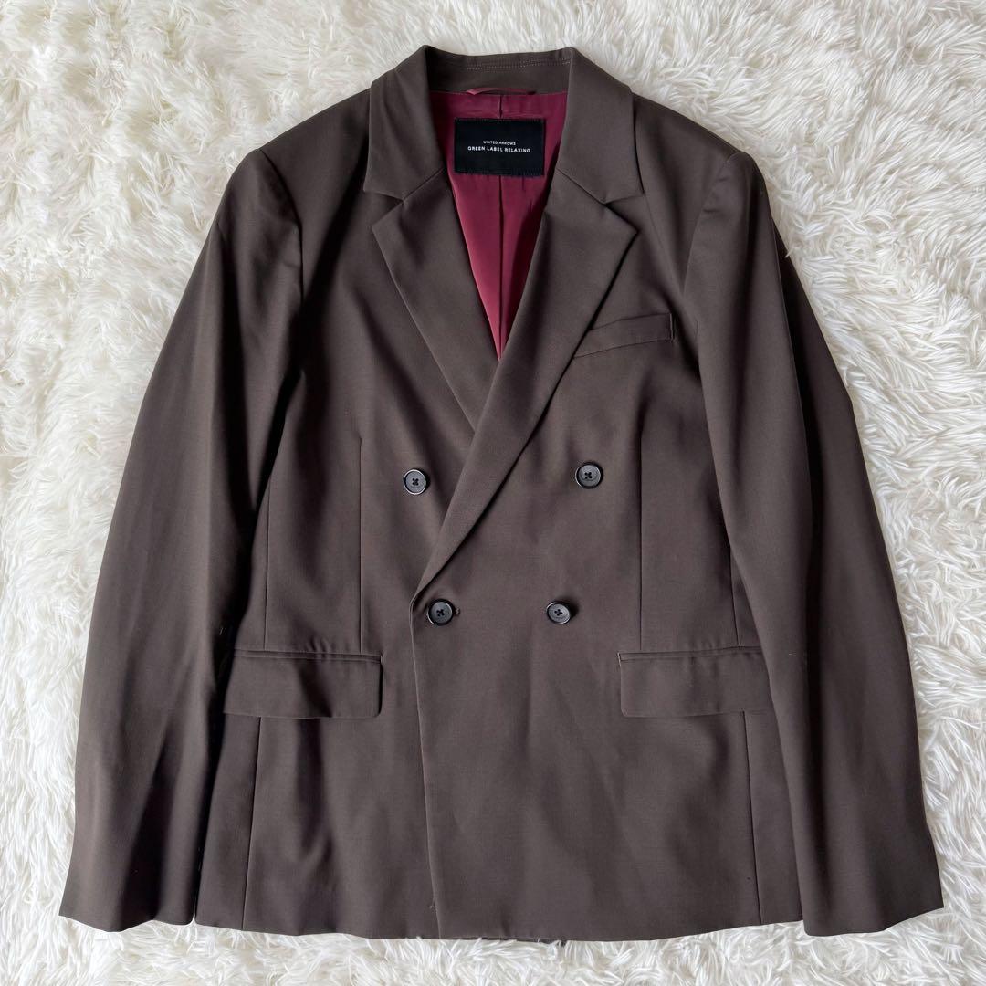 Green Label Relaxingセットアップ ダブル ブラウン洗濯可36