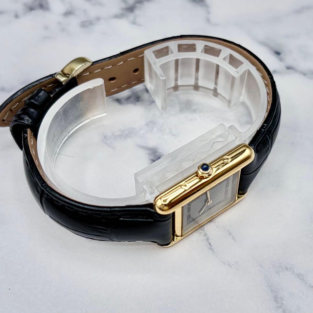 【極美／良稼働】カルティエ マストタンク SM ヴェルメイユ 極上個体 純正尾錠