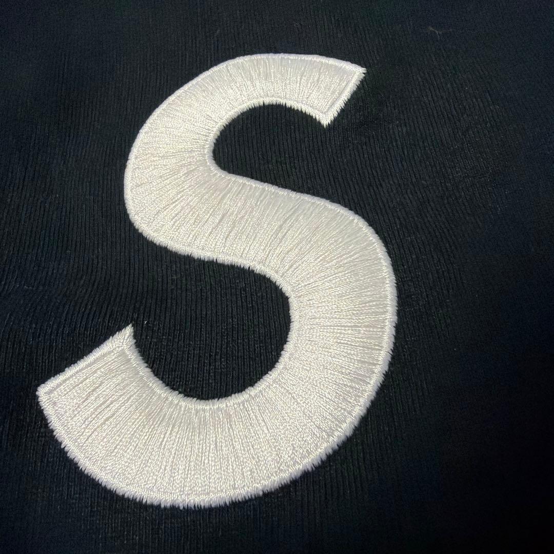 supreme Sロゴパーカー　ブラック　Lサイズ