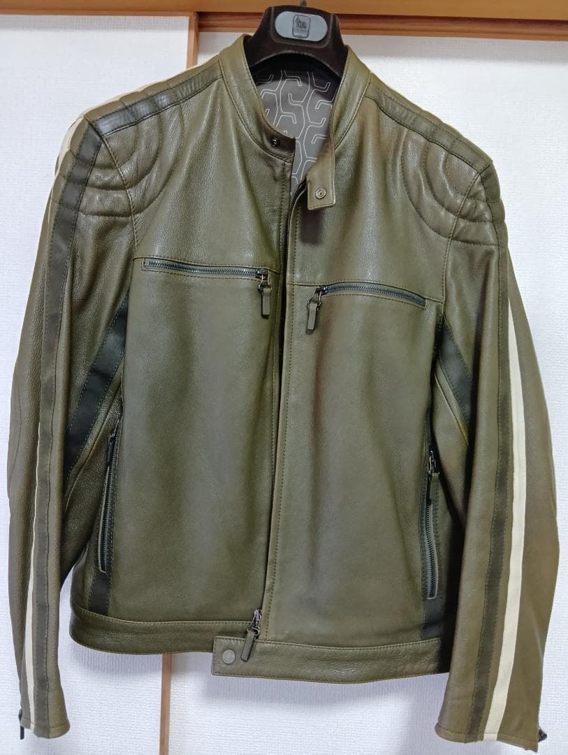 Dunhill レザーライダースジャケット
