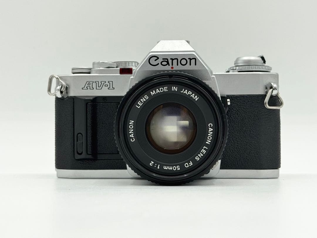 【完動品】CANON AV-1 + FD 50mm F2 一眼レフカメラ