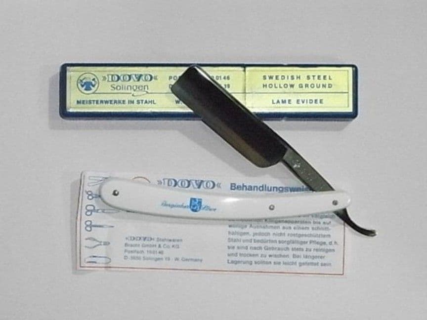 未使用 西洋剃刀 DOVO RAZOR 680 カミソリ かみそり レザー