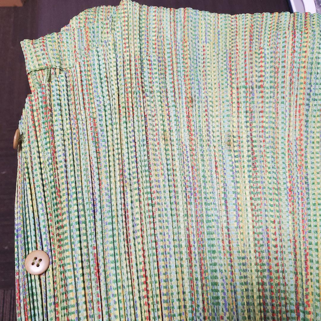 PLEATS PLEASE イッセイミヤケ ロングカーディガン ポケット&ボタン