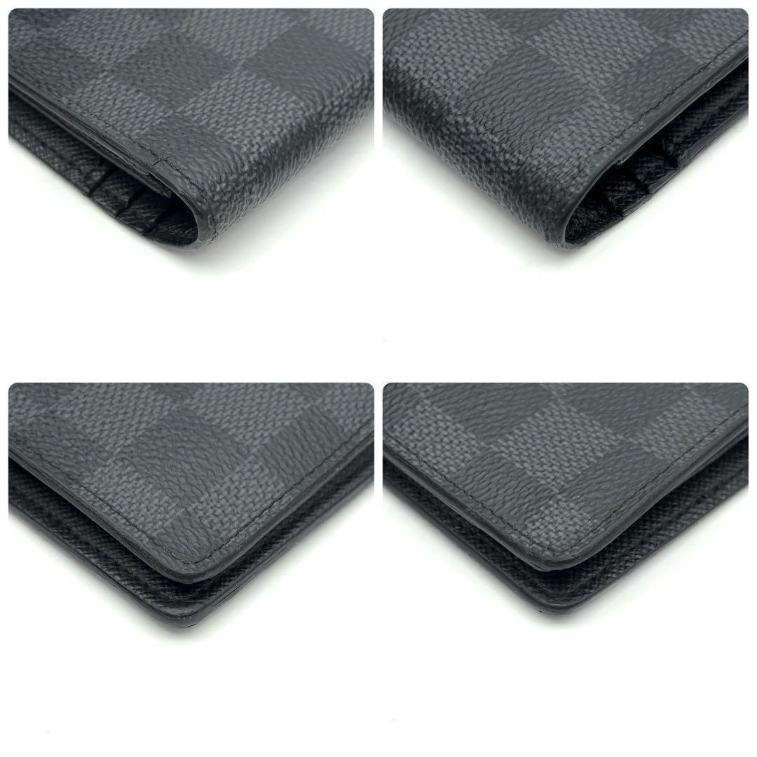 【最高級美品】ルイヴィトン ダミエグラフィット ポルトフォイユ ブラザ　長財布