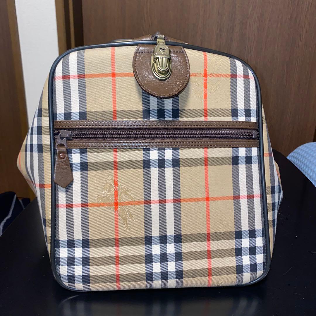 ★ 新年セール★Burberry ボストンバッグ チェック柄 良好