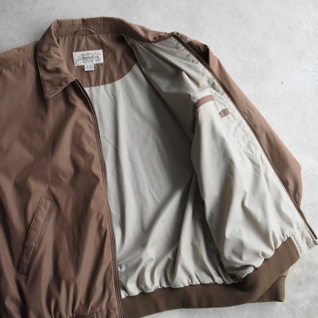 90s セントジョンズベイ ドリズラージャケット XL ハリントン ブラウン