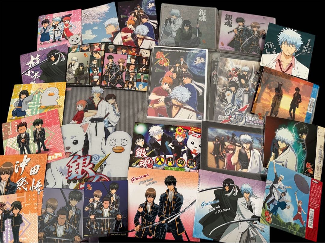 銀魂 グッズ まとめ売り CDDVD 当時品 限定品 特典 未使用品 ちびボイス