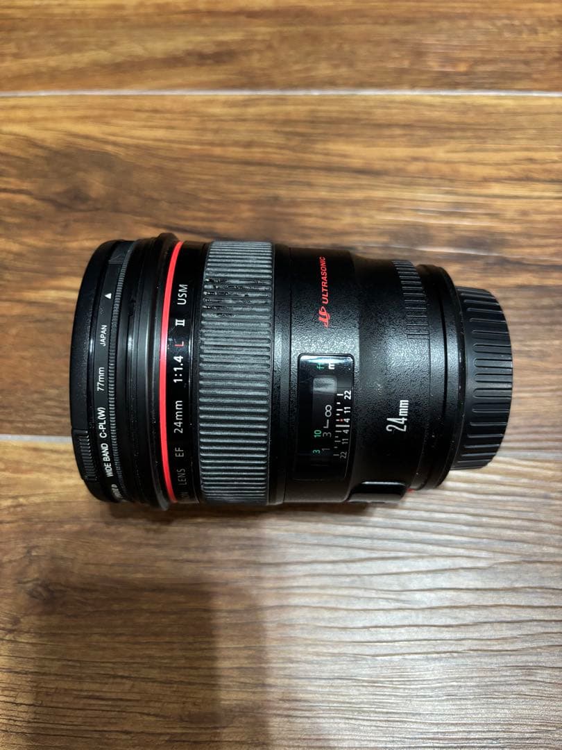 Canon EF 24mm f/1.4L II USM レンズ　フィルター1点付